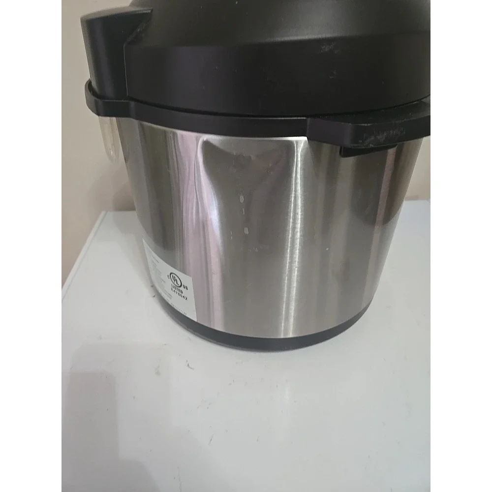 Power Quick Pot 6 Qt Stainless Steel 8-in-1 Multi Cooker One Touch TESTED Works